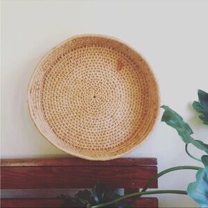 Extra Large Raffia Woven Basket